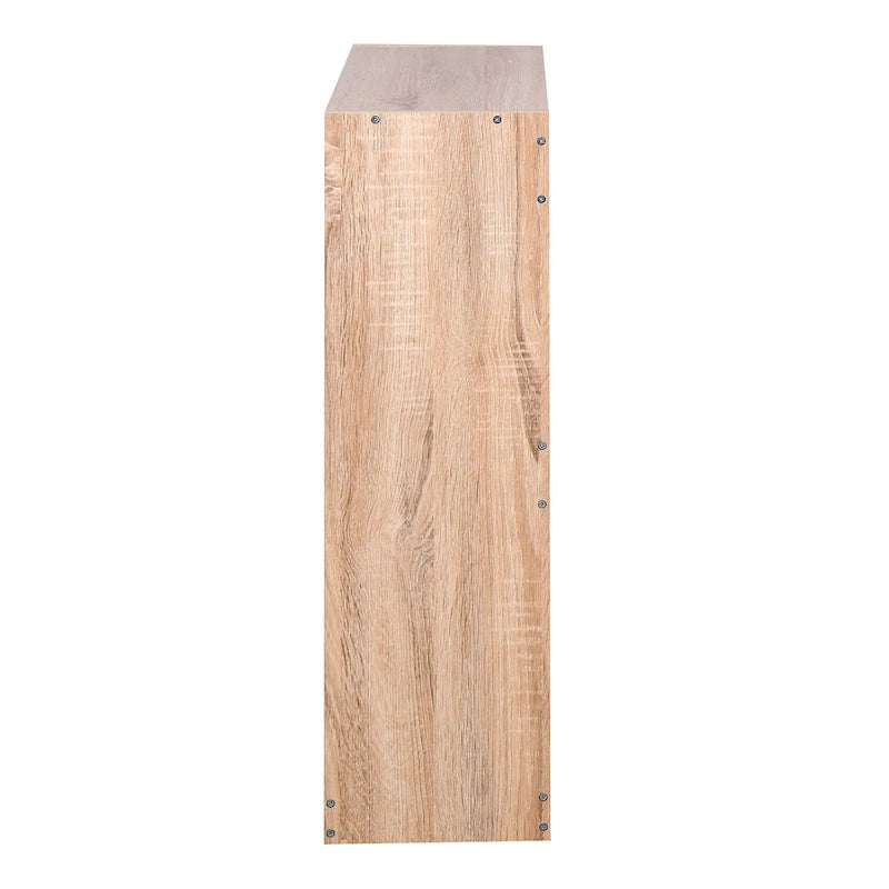Schuhschrank aus Holz für den Eingangsbereich, weißer Schuhschrank mit 2 Klapptüren